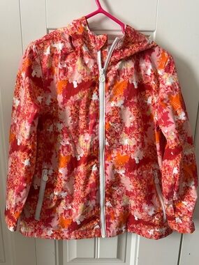 Hunter Pink, Orange & White Splash-Print Jacket